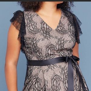 Lane Bryant 20W lace overlay party dress